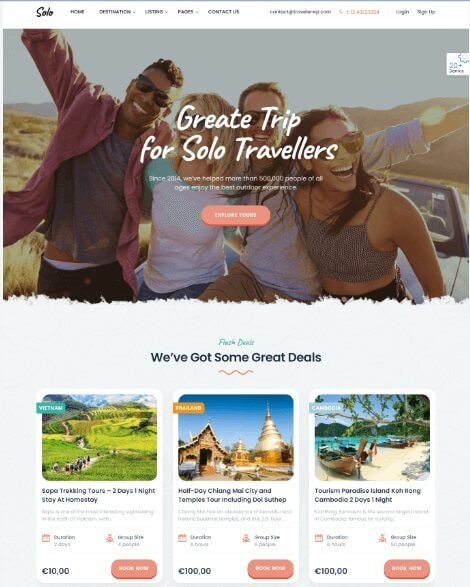 Thiết kế website du lịch Thiết kế website du lịch giao diện web